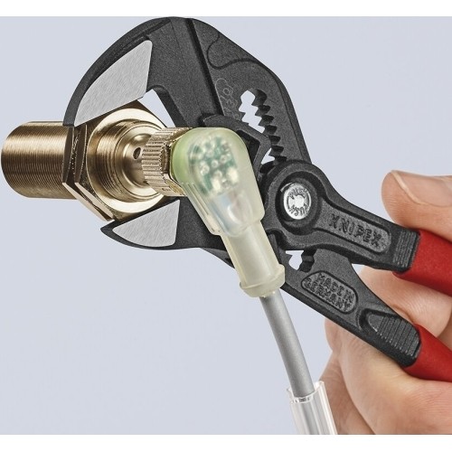 Santechninės replės - raktas KNIPEX su fiksavimu 180mm