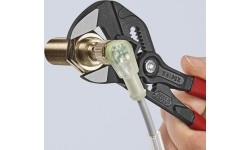 Santechninės replės - raktas KNIPEX su fiksavimu 180mm