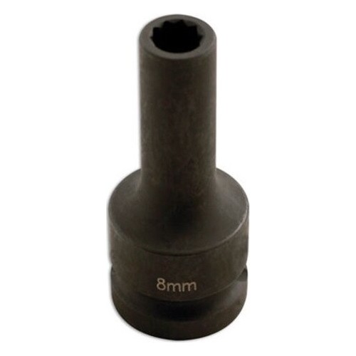 1/2" Dr. Deep impact 10pt Socket 8mm for split rims