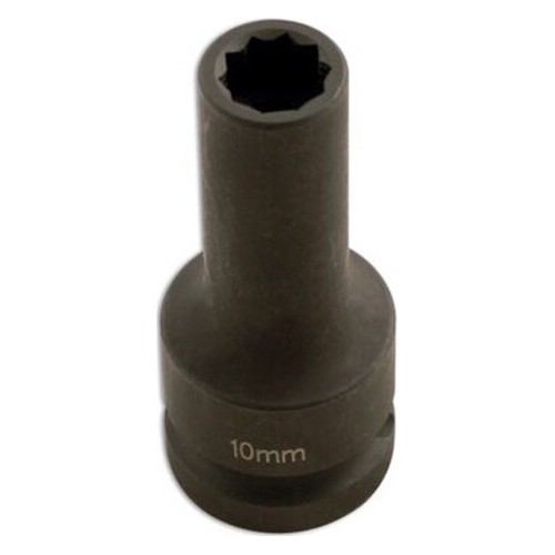 1/2" Dr. Deep impact 10pt Socket 10mm for split rims