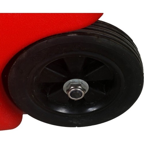 Portable fuel caddy 53L DTK53 with pump 12V battery/230V (with hose, nozzle)