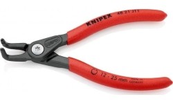 Precision circlip pliers. Internal. Bent 130mm (Ø12-25mm) KNIPEX