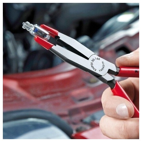 Replės halogeninių lempučių keitimui 160mm KNIPEX