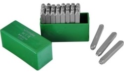 Letter stamp 4mm 26pcs.