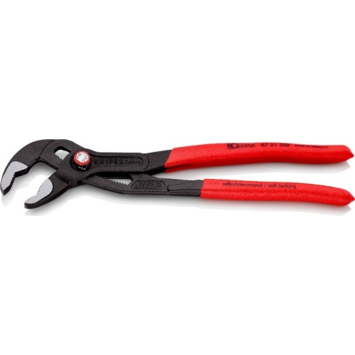 Santechninės replės KNIPEX Cobra su greitu fiksavimu 250mm