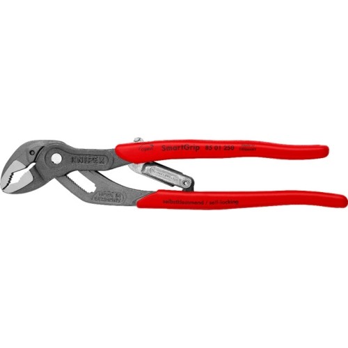 Santechninės replės 250mm KNIPEX su SmartGrip fiksavimu