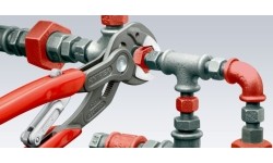 Santechninės replės 250mm KNIPEX su SmartGrip fiksavimu