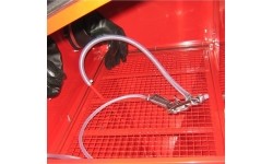 Smėliasrovė - smėliapūtė, vertikali 220L