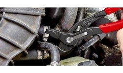 Replės sąvaržoms 250mm KNIPEX (su fiksavimu)