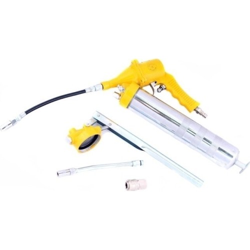 Air grease gun with accessories