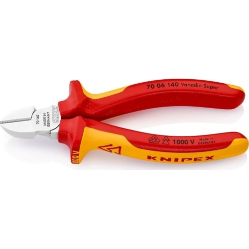 Diagonal cutting pliers industrial insulated 140mm (1000V) KNIPEX