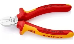 Diagonal cutting pliers industrial insulated 140mm (1000V) KNIPEX