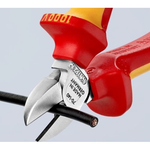 Diagonal cutting pliers industrial insulated 140mm (1000V) KNIPEX