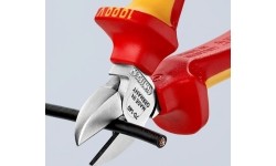Diagonal cutting pliers industrial insulated 140mm (1000V) KNIPEX