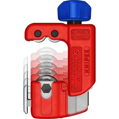 Mini pipe cutter 3-30mm KNIPEX TubiX® S