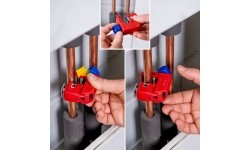 Mini pipe cutter 3-30mm KNIPEX TubiX® S