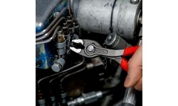 Santechninės replės 150mm (dvigubo griebimo) KNIPEX (su fiksavimu)