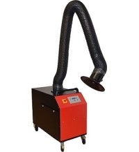 Mobile welding fume extraction system AERSERVICE EVO 2.2H (with sleeve, D160 X 3M) - Flexible