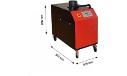 Mobile welding fume extraction system AERSERVICE EVO 2.2H (with sleeve, D160 X 3M) - Flexible