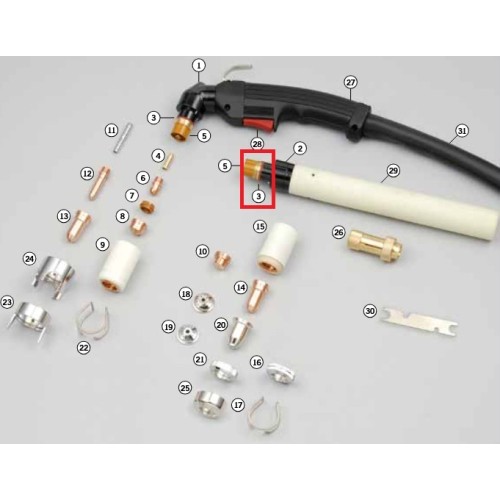 Tarpinė - žiedas O-Ring WB300121 (skirta: T100/MT100) (20vnt.)