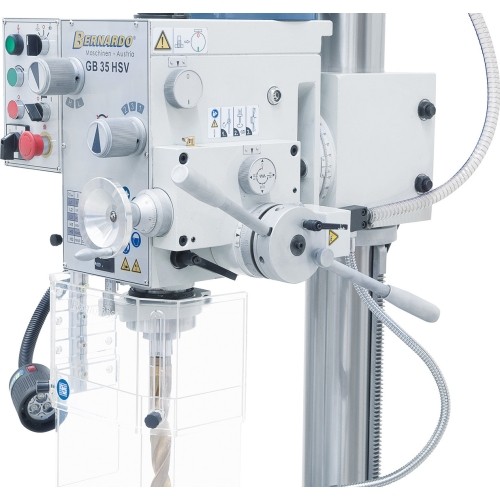 Koloninės gręžimo staklės Bernardo GB 35 HSV su aušinimo įrenginiu