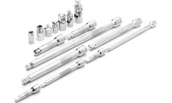 1/4''+3/8'' Adapterių ir priedų rinkinys 16vnt.