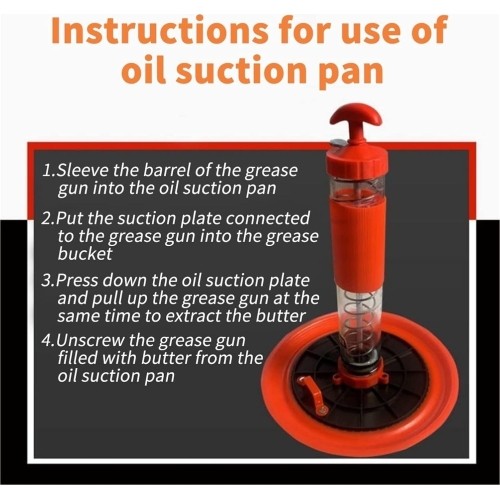 Pressure plate for grease gun 290mm (56/60mm)