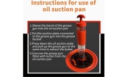 Pressure plate for grease gun 290mm (56/60mm)