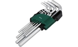 L-tipo šešiakampių vidutinių, raktų rinkinys 9vnt. (1.5-10)