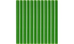 Karštų klijų lazdelių rinkinys (žalios) (12vnt) 7.2x100mm