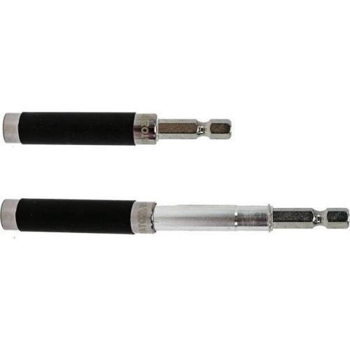 Screwdriver bit holder with magnet & extension