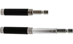 Screwdriver bit holder with magnet & extension