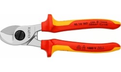 Kabelio kirpimo žirklės elektrikui VDE 165mm KNIPEX