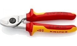 Kabelio kirpimo žirklės elektrikui VDE 165mm KNIPEX