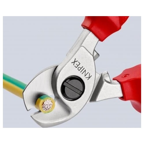 Kabelio kirpimo žirklės elektrikui VDE 165mm KNIPEX
