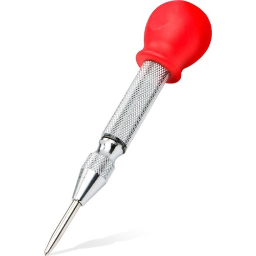 Adjustable center punch 3x125mm with plastic handle