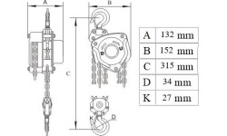 Chain block 0.5t