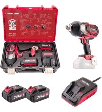 Akumuliatorinis smūginis veržliasukis 3/4'' 1800nm 20V LI-ION (XCUBE dėžė)