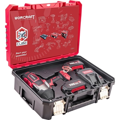 Akumuliatorinis smūginis veržliasukis 3/4'' 1800nm 20V LI-ION (XCUBE dėžė)