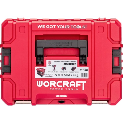 Akumuliatorinis smūginis veržliasukis 3/4'' 1800nm 20V LI-ION (XCUBE dėžė)