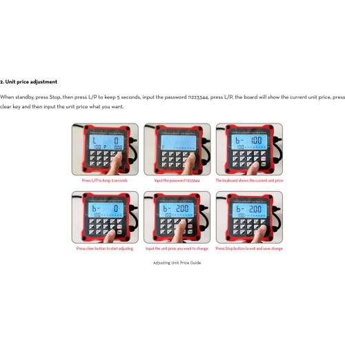 AC Diesel fuel electric transfer pump 220V with preset meter