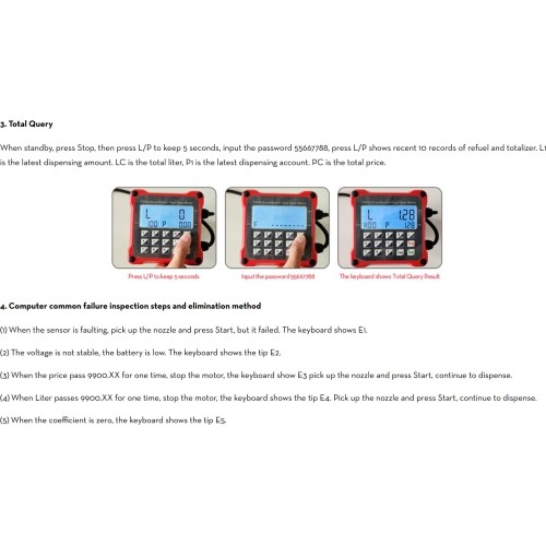 AC Diesel fuel electric transfer pump 220V with preset meter