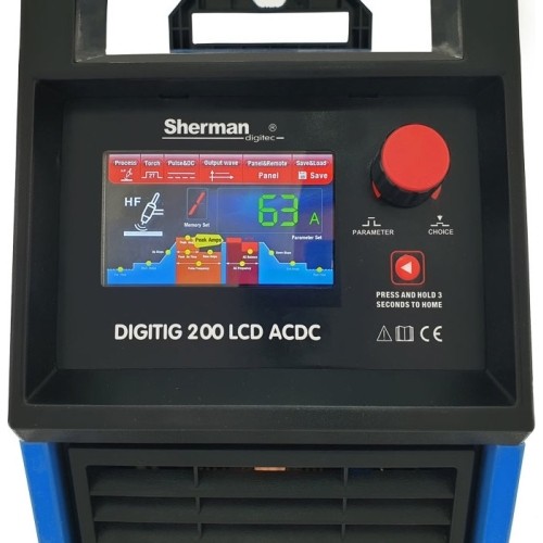 Inverter welder DIGITIG 200 LCD AC/DC