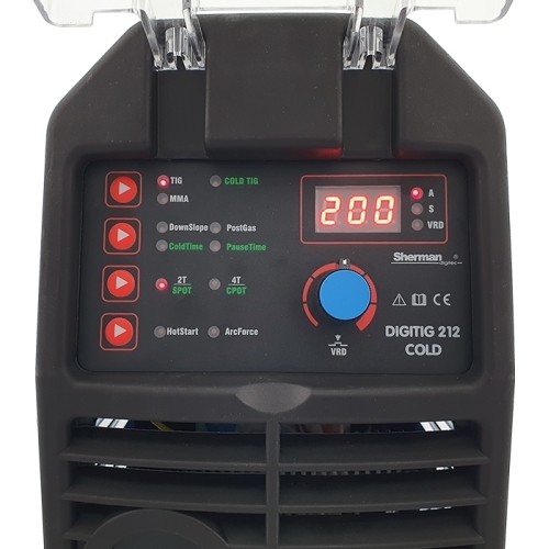 Inverterinis suvirinimo aparatas DIGITIG 212 COLD