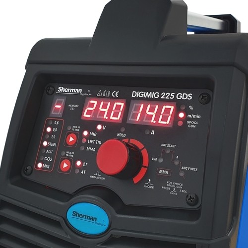 Inverter welder Sherman DIGIMIG 225GDS