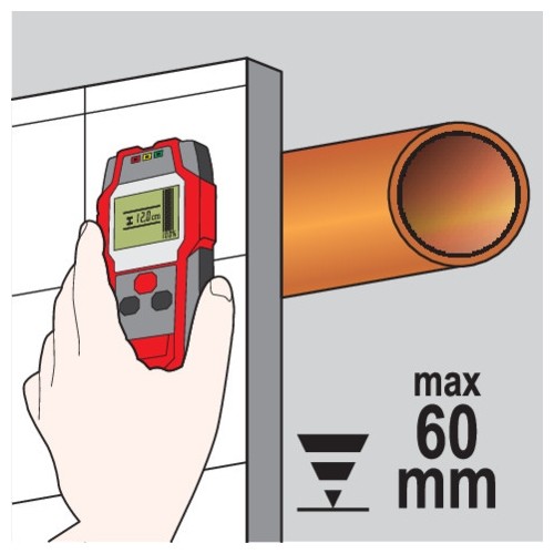 Wire, metal and wood profile detector