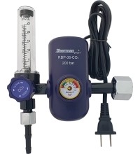 Mini Ar/CO₂ reducer with heater and rotameter - AC 36