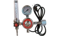 CH-258 CO₂/Argon regulator with heater and rotameter - AC 24
