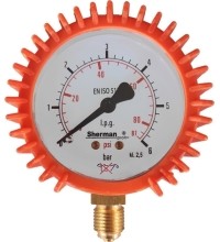 Pressure gauge ⌀ 63mm for TURBO LPG (Propane-butane) reducer - M12x1.5 RH