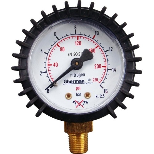 Pressure gauge ⌀ 50mm for Mouse Nitrogen reducer - Working 16 bar